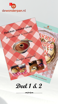 Receptenboekjes "Bakken zonder oven" Deel 1+2