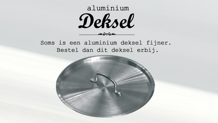 Aluminium deksel voor Wonderpan 2.0