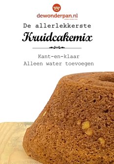 Bakmix voor de Wonderpan - Kruidcakemix - 2 x 440 gram