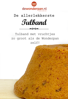 Bakmix - Tulband met vruchtjes - 800 gram - voor de Wonderpan