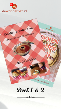 Receptenboekjes "Bakken zonder oven" Deel 1+2