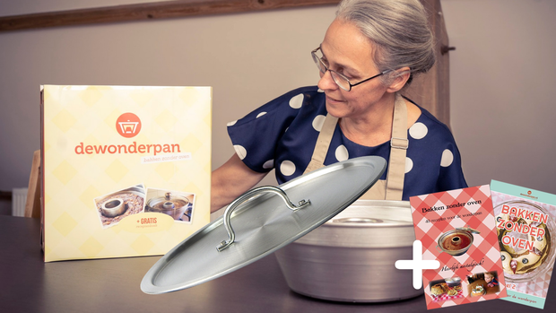 Wonderpan met alu deksel en boekjes 1+2