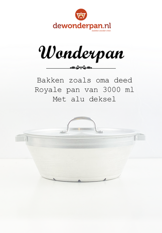 Wonderpan met alu deksel