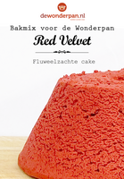 Bakmix voor de Wonderpan - Red Velvet - 500 gram - fluweelzachte