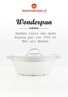 Wonderpan met alu deksel